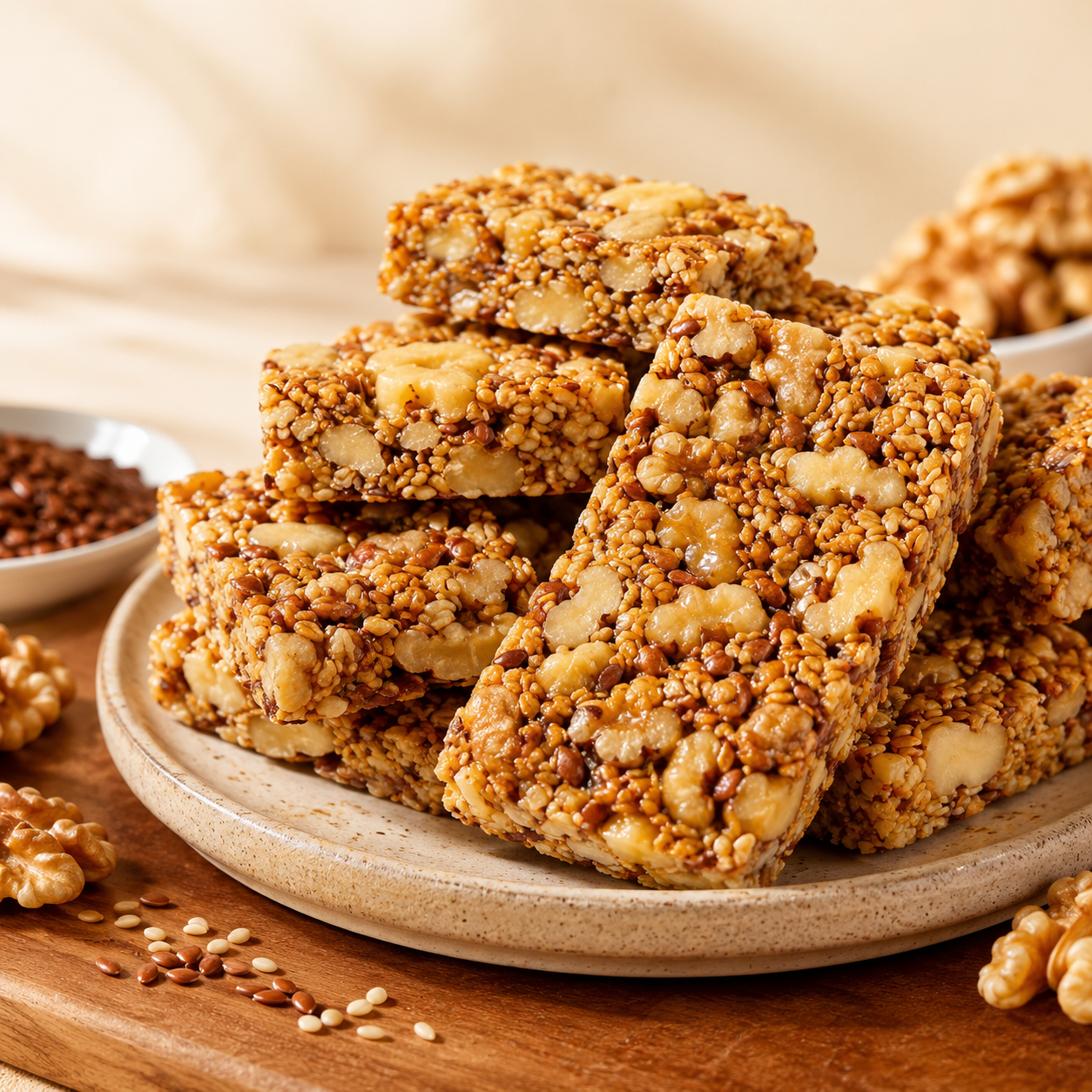 😋Flaxseed Walnut Crisps- 🍃Take good care of your cardiovascular health-CU