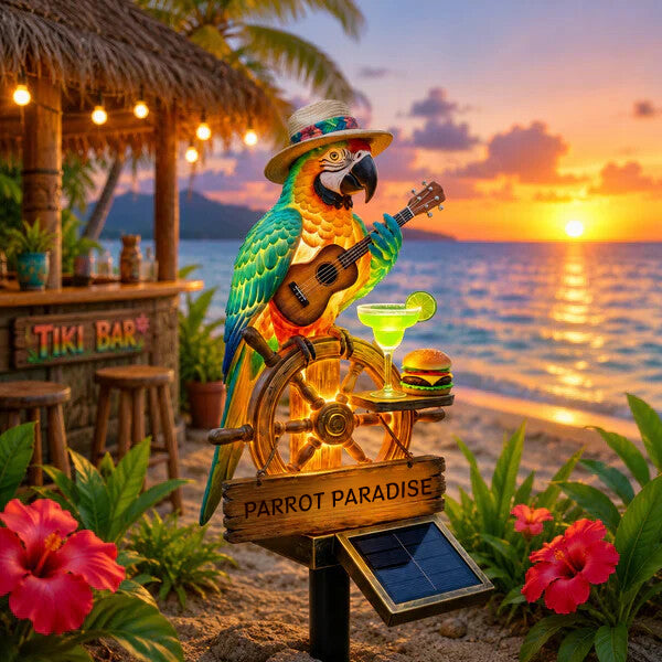 🔥Last Day 49% OFF🔥 - 🌴 Solar-Powered Parrot Garden Light-ZDJ