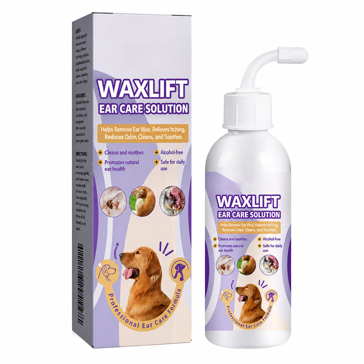 🔥Professional Pet Ear Cleaning Drops Say Goodbye to Odor & Itching Rediscover Clean, Healthy Ears!-ZDJ