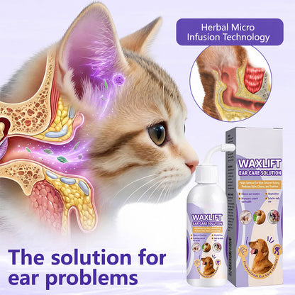 🔥Professional Pet Ear Cleaning Drops Say Goodbye to Odor & Itching Rediscover Clean, Healthy Ears!-ZDJ