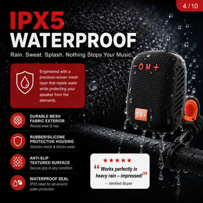 Waterproof Bicycle🚴Bluetooth Speaker with Mounting Bracket-ZDJ