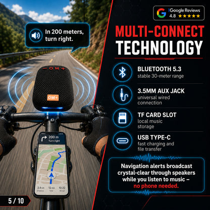 Waterproof Bicycle🚴Bluetooth Speaker with Mounting Bracket-ZDJ