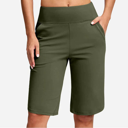 Women's High-Waist Yoga Shorts image 8