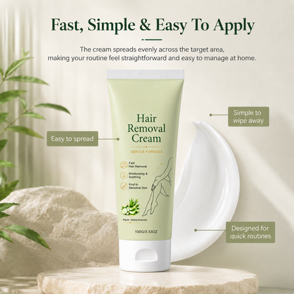 Natural Gentle Hair Removal Cream | For Women & Men, Sensitive Skin-ZDJ