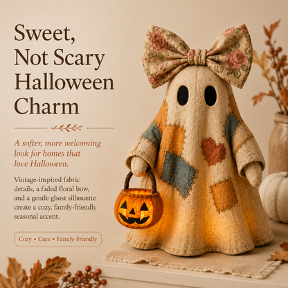 Last Day 70% OFF👻🎃Lighted Vintage Patchwork Ghost-ZDJ