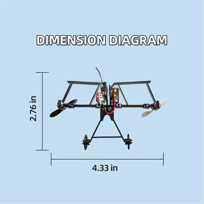 ✈️ RC Paper Airplane Power Kit-Extended Runtime (3 Batteries) ⭐-ZDJ