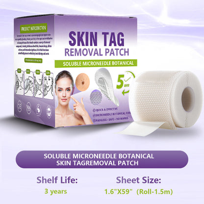 SOLUBLE MICRONEEDLE BOTANICAL SKIN TAG REMOVAL PATCH-ZDJ