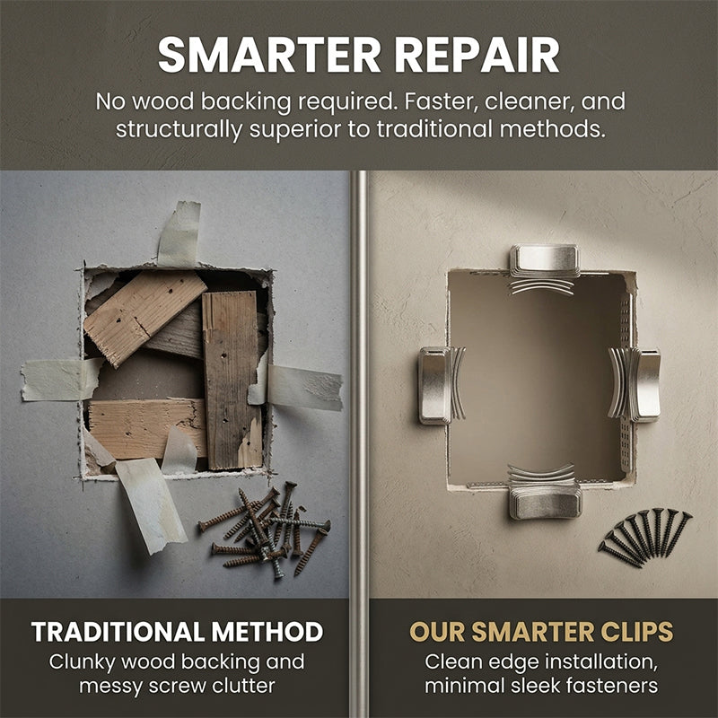 🔥 FLASH SALE: 50% OFF! ⚙️Drywall Fasteners for Damaged Wall Repair-ZDJ