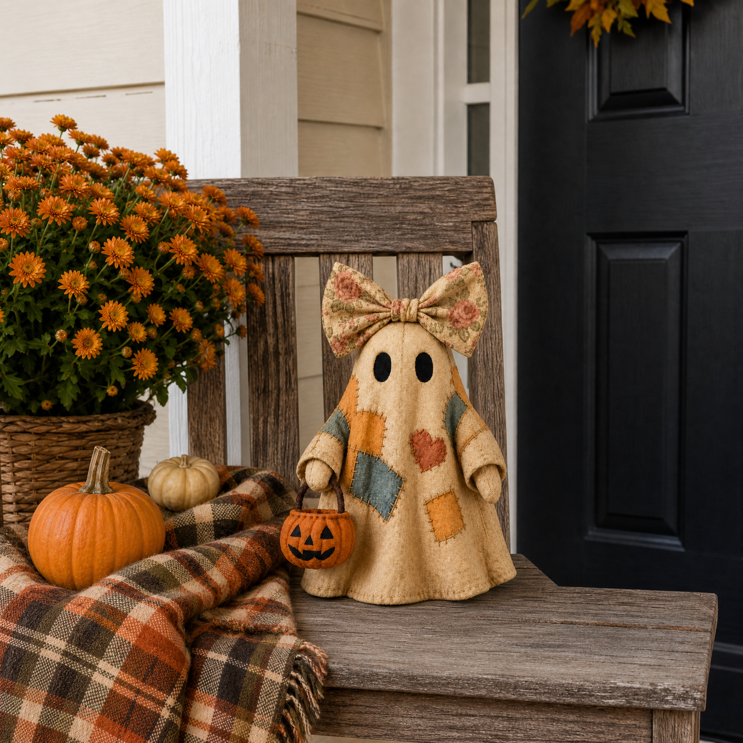 🎃👻 Cozy Spooky Vibes! LED Pumpkin Ghost Decor 🔥40% OFF-V
