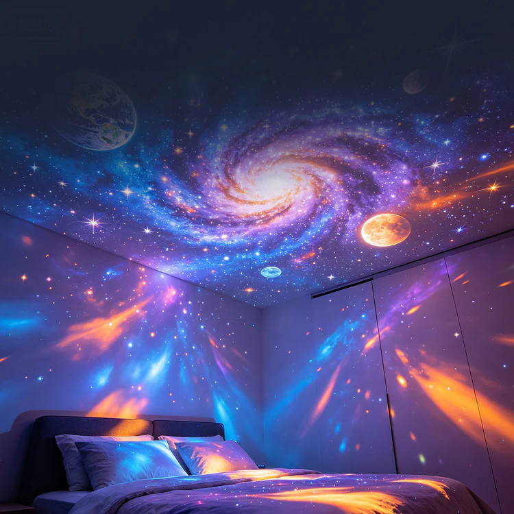 ⏰Last day Promotion 🔥-Night Light Projector - Smart Holographic Star Projector