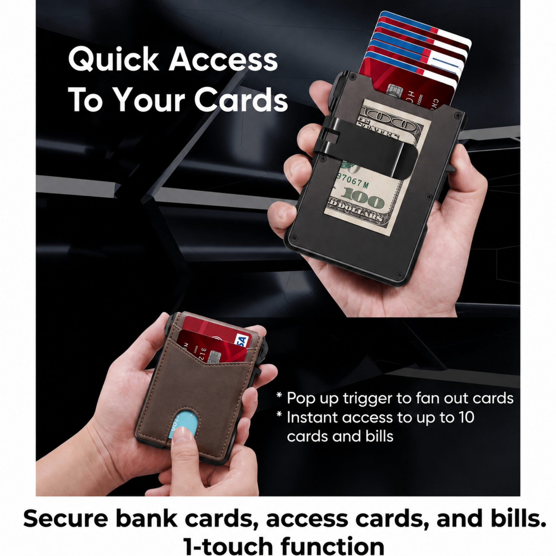 Sereinex MagVault® Minimalist Wallet - Maximum Capacity. Minimal Footprint.