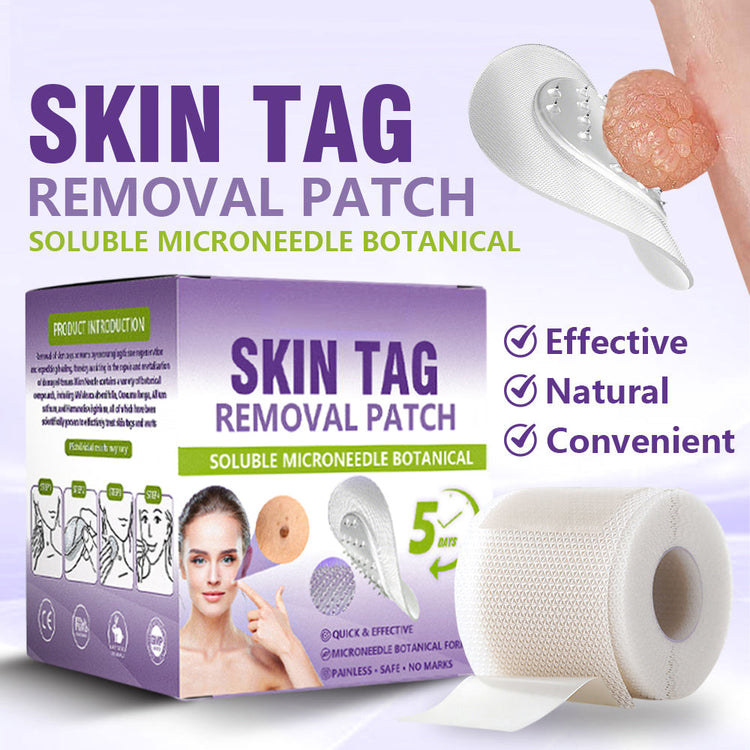 SOLUBLE MICRONEEDLE BOTANICAL SKIN TAG REMOVAL PATCH-ZDJ