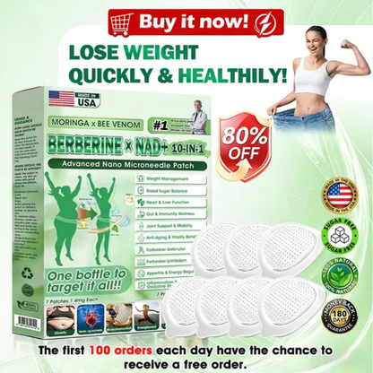 🧑‍⚕️🩺 Moringa · Berberine × 𝟏𝟎-𝐢𝐧-𝟏 𝐀𝐝𝐯𝐚𝐧𝐜𝐞𝐝 𝐍𝐚𝐧𝐨 𝐌𝐢𝐜𝐫𝐨𝐧𝐞𝐞𝐝𝐥𝐞 𝐏𝐚𝐭𝐜𝐡 — 𝐎𝐧𝐜𝐞 𝐃𝐚𝐢𝐥𝐲, 𝐕𝐢𝐬𝐢𝐛𝐥𝐞 𝐑𝐞𝐬𝐮𝐥𝐭𝐬 𝐢𝐧 𝟕 𝐃𝐚𝐲𝐬-WL