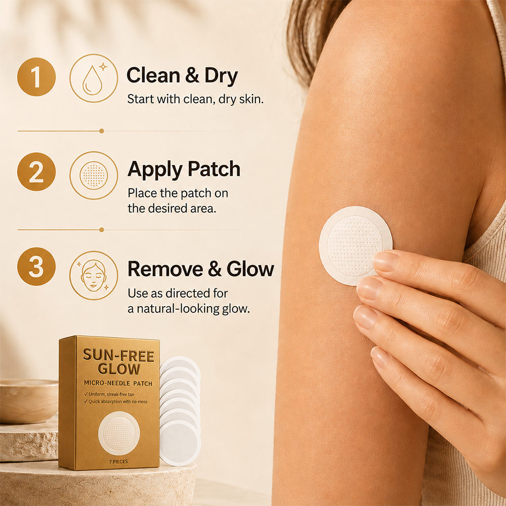 Sunless Glow Micro Patch – Gradual Sunless Bronzing for a Natural-Looking Tan-ZDJ