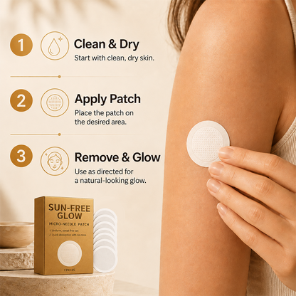 Sunless Glow Micro Patch – Gradual Sunless Bronzing for a Natural-Looking Tan-ZDJ