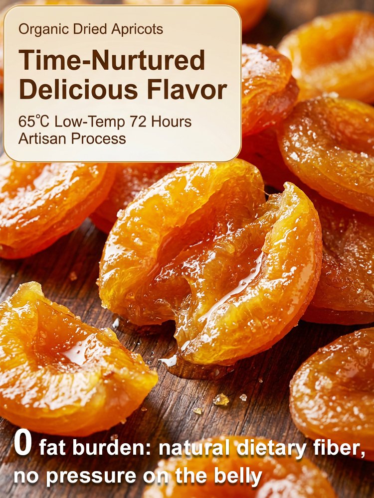 🔥LAST DAY 75% OFF✨Pure California Gold: USDA Organic Dried Apricots from the Central Valley-CU