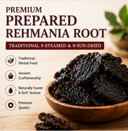 9X Prepared Rehmannia Root | Natural Blood Sugar & Metabolic Support Tonic-V