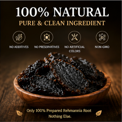 9X Prepared Rehmannia Root | Natural Blood Sugar & Metabolic Support Tonic-V