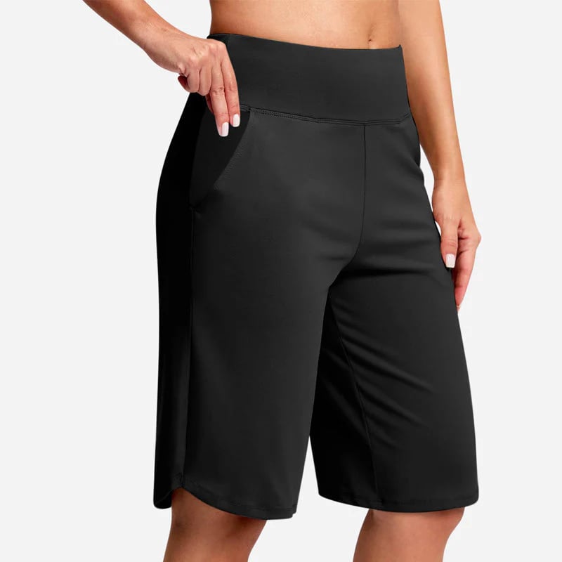 Women's High-Waist Yoga Shorts image 10