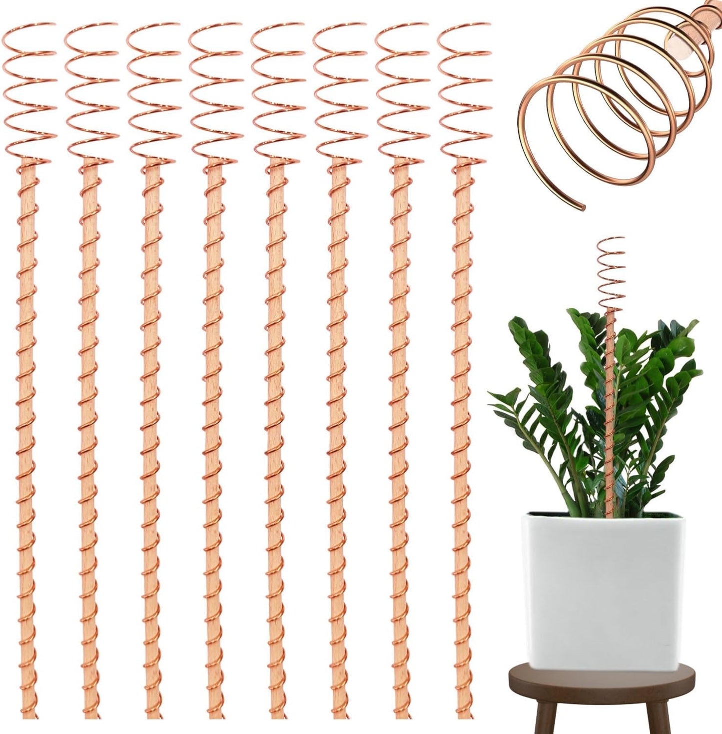 Electroculture Plant Stakes 8 Pack - main image