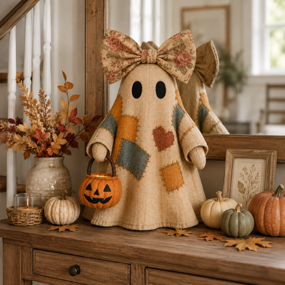 Last Day 70% OFF👻🎃Lighted Vintage Patchwork Ghost-ZDJ