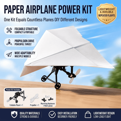✈️ RC Paper Airplane Power Kit-Extended Runtime (3 Batteries) ⭐-ZDJ