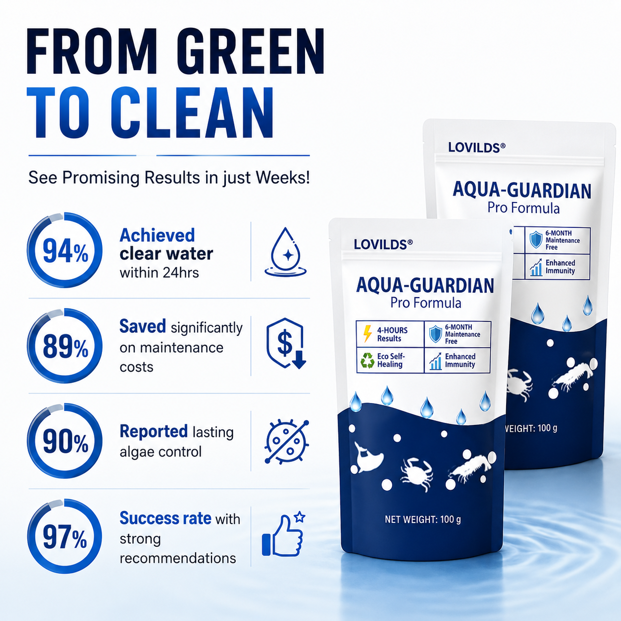 🌟 Official Store |⏱️ Crystal Clear in 24 Hours! | Verityna®Water Clarifying Powder-WL
