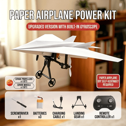 ✈️ RC Paper Airplane Power Kit-Extended Runtime (3 Batteries) ⭐-ZDJ
