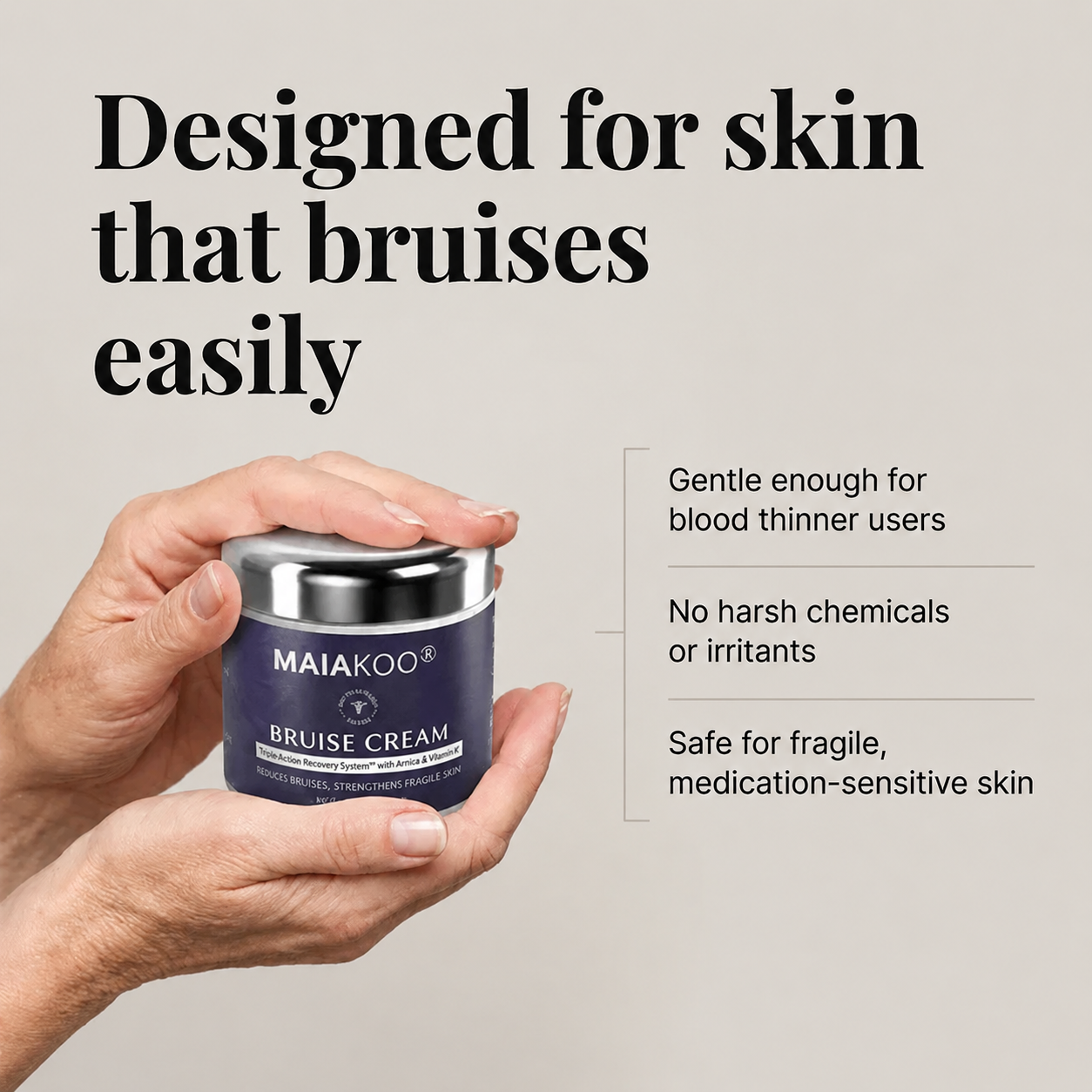 MAIAKOO Bruise Repair & Skin-Strengthening Cream - Image 4