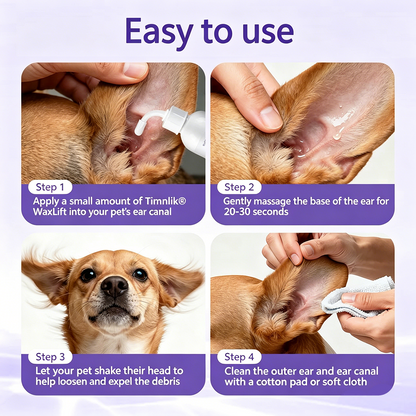 🔥Professional Pet Ear Cleaning Drops Say Goodbye to Odor & Itching Rediscover Clean, Healthy Ears!-ZDJ