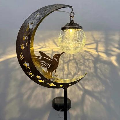 🔥Last Day 60% OFF🌙✨Hummingbird Moon Solar Garden Stake Light-CU