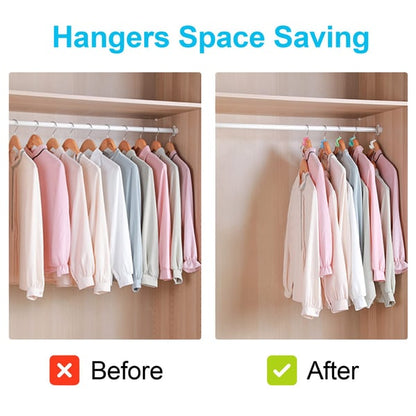 100PCS Space Saving Hanger Connector Hooks-ZDJ