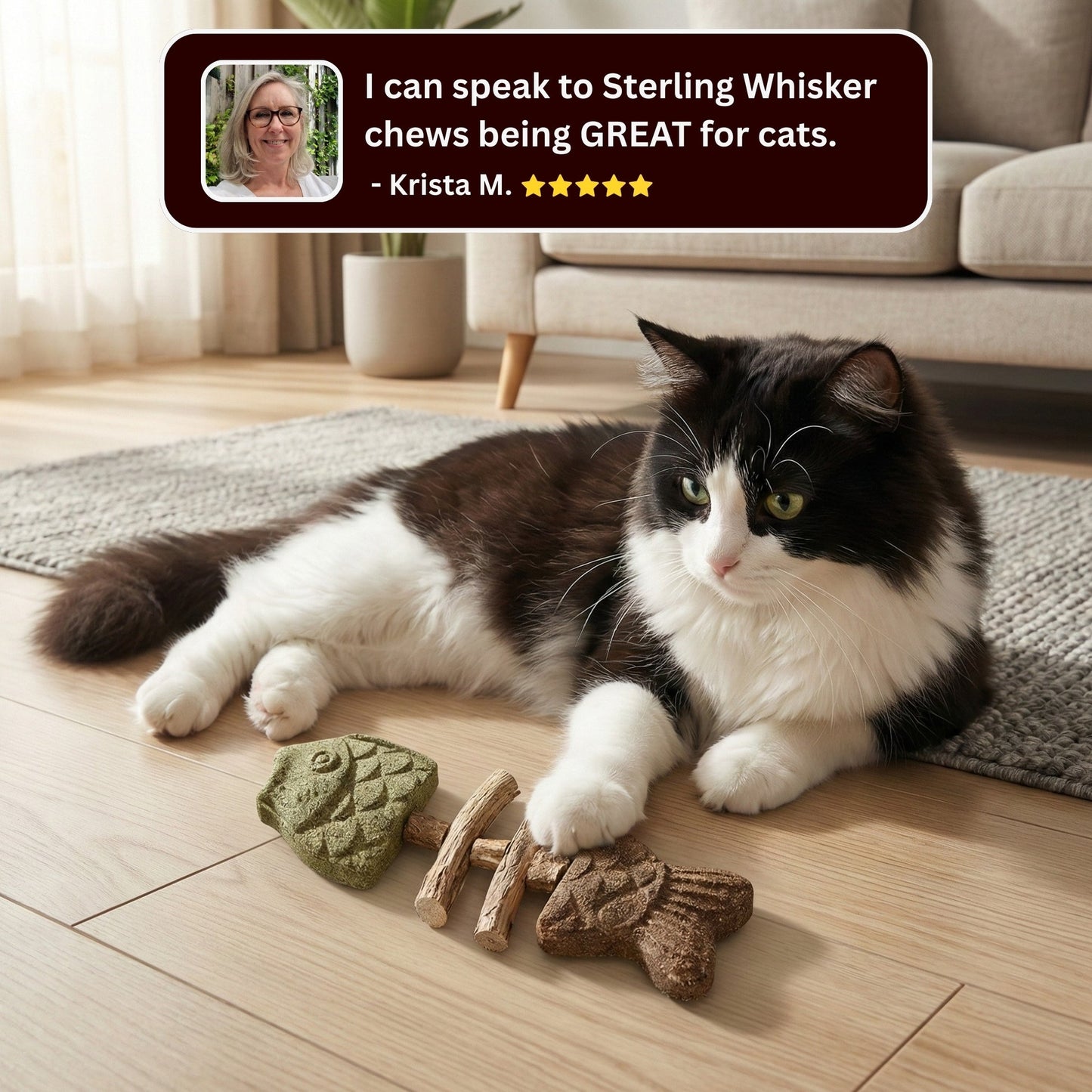 Catnip & Silvervine Chew-WL