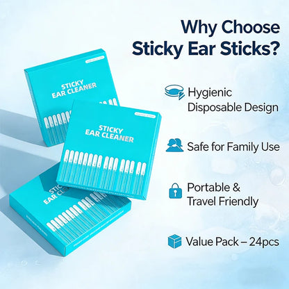 🔥Last Day 49% OFF - Sticky Ear Cleaning Sticks – Gentle, Visible Ear Care-ZDJ