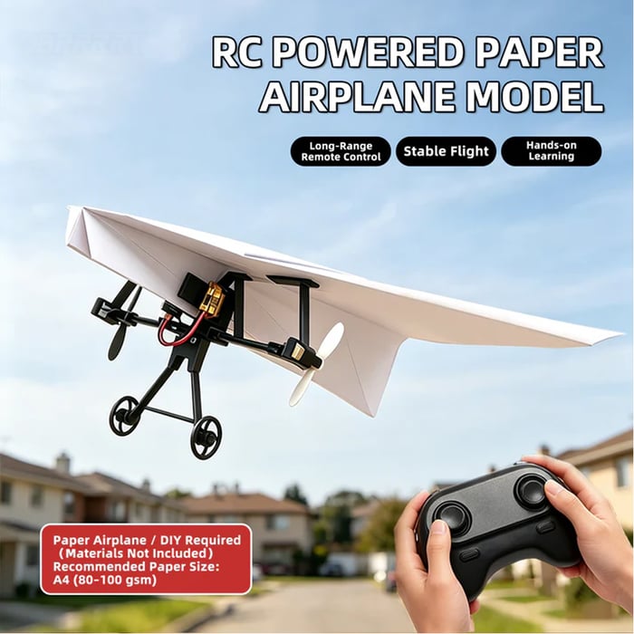 ✈️ RC Paper Airplane Power Kit-Extended Runtime (3 Batteries) ⭐-ZDJ