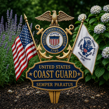 🎖️US Military Branch Tribute Garden Stake Collection-ZDJ