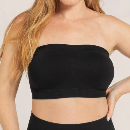 ✨ Convertible Strapless Bandeau Bra with Wireless Comfort, Anti-Slip Grip 👍Suitable for All Body Types-WL