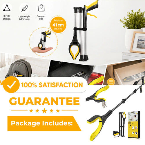 🔥Last Day 50% OFF🔥 Foldable Rotating Reacher Grabber Tool – 32'' Pickup Stick-ZDJ