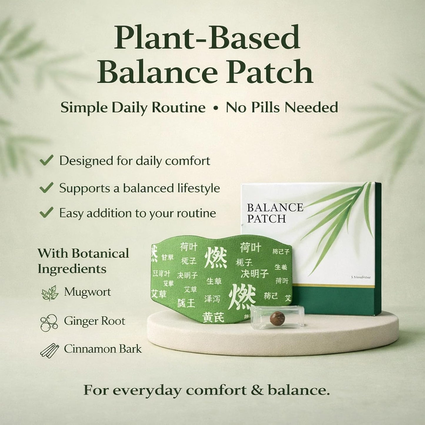 Herbal Balance Patch — Japanese Kampo Formula-WL
