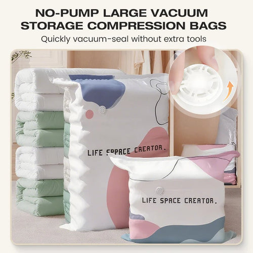 📦 3-Pack Large-Capacity Vacuum Bags – No Pump Needed! 💨✨-WL