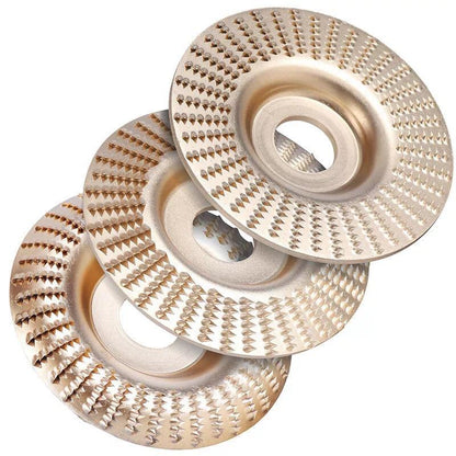 🔥 3PCS 4" Wood Carving Disc Set — The Ultimate Woodworking Game-Changer-ZDJ