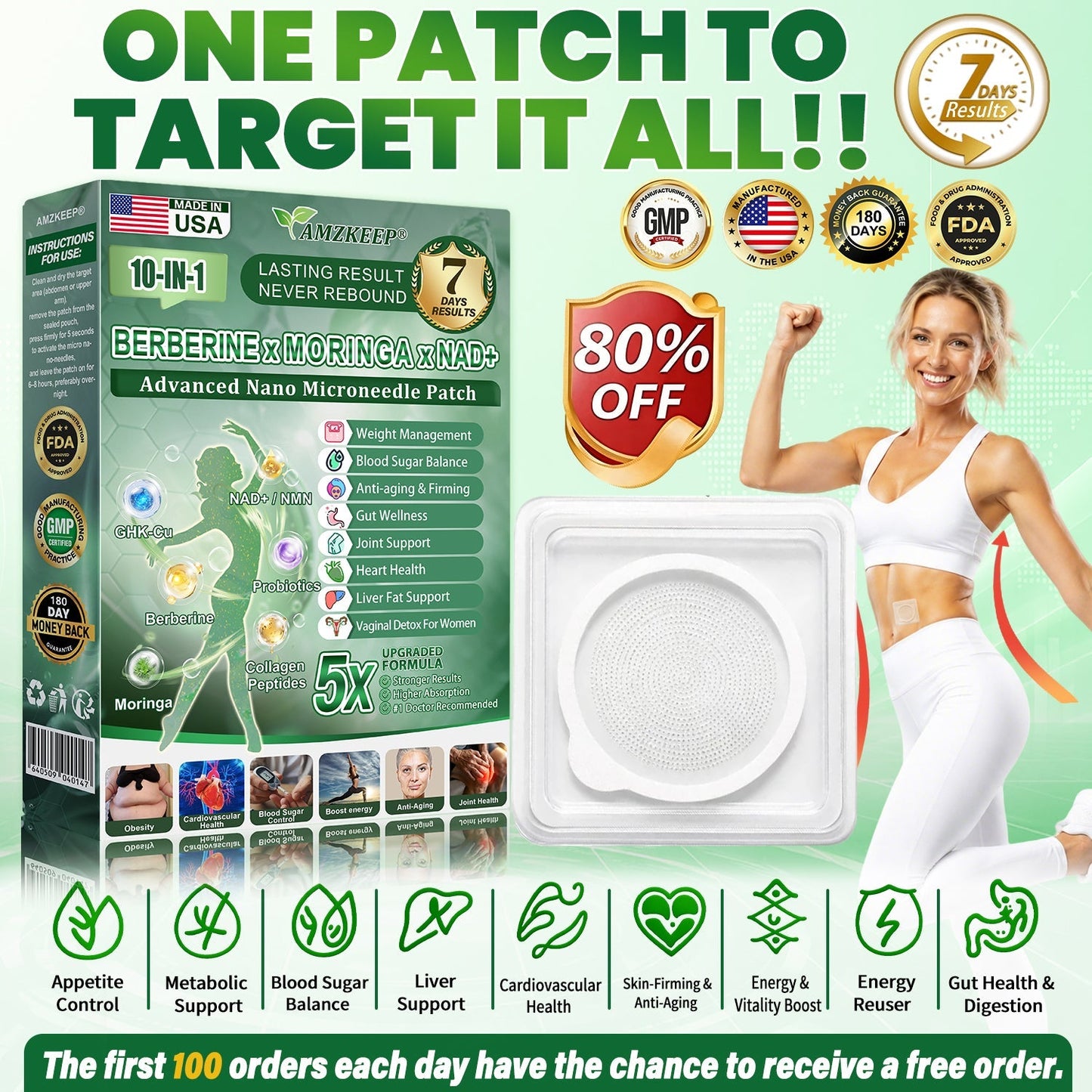 AMZKEEP Metabolic Nano Microneedle Patch - Image 26