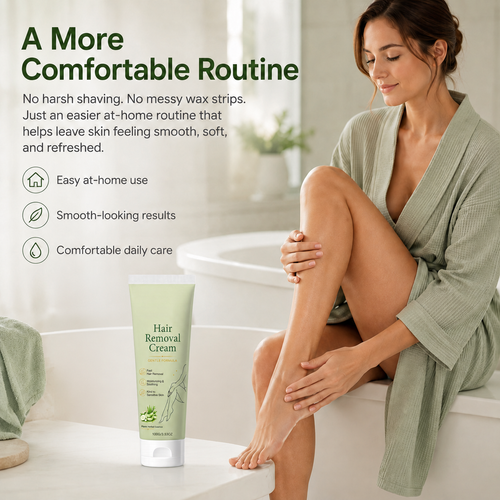 Natural Gentle Hair Removal Cream | For Women & Men, Sensitive Skin-ZDJ