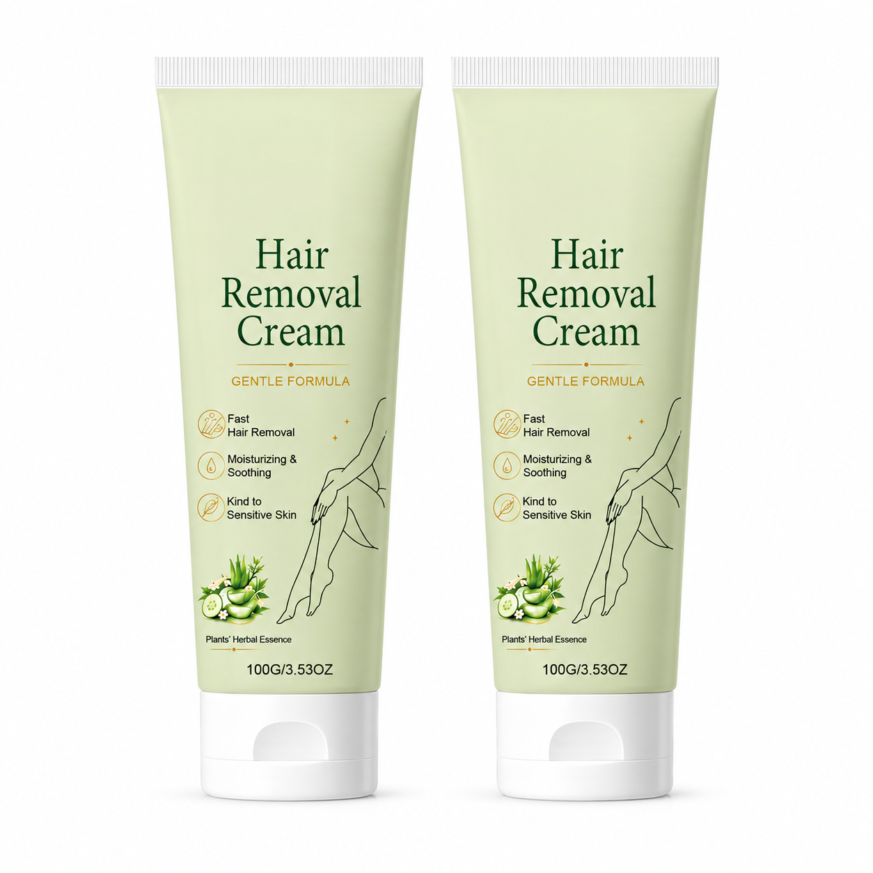 Natural Gentle Hair Removal Cream | For Women & Men, Sensitive Skin-ZDJ