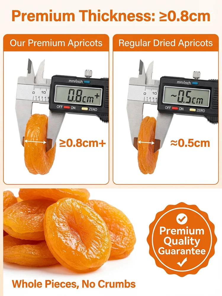 🔥LAST DAY 75% OFF✨Pure California Gold: USDA Organic Dried Apricots from the Central Valley-CU