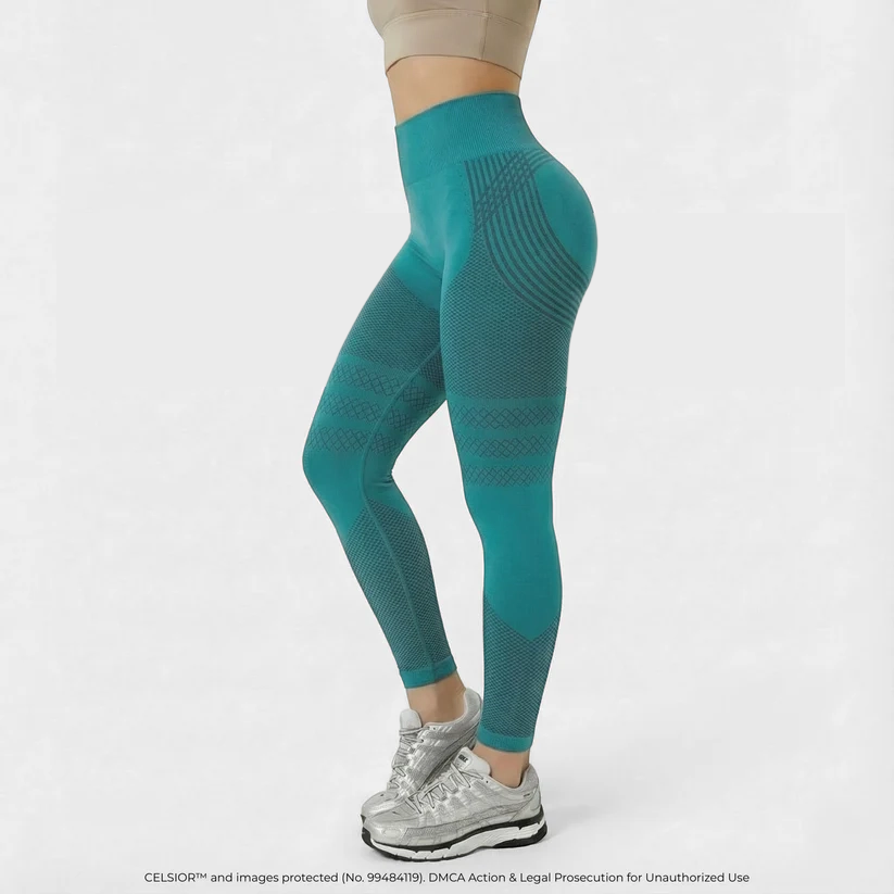 High Waisted And Hip Lifting Yoga Elastic Quick Drying Tight Pants ⭐-CU