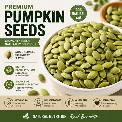 "Premium Roasted Pumpkin Seeds – Crunchy, Healthy, & Perfect for Snacking! 🎃 Limited Time Offer!"-ZDJ