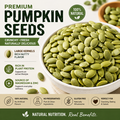 "Premium Roasted Pumpkin Seeds – Crunchy, Healthy, & Perfect for Snacking! 🎃 Limited Time Offer!"-ZDJ