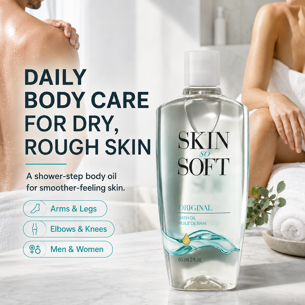 Moisturizing Bath Oil for Soft, Smooth Skin-CU