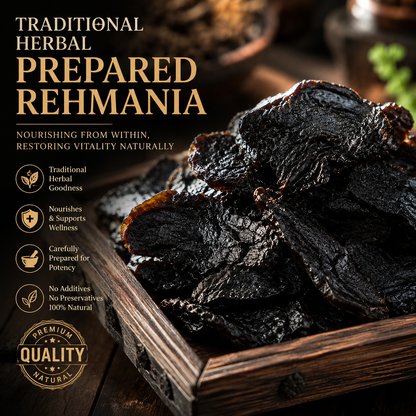 9X Prepared Rehmannia Root | Natural Blood Sugar & Metabolic Support Tonic-V
